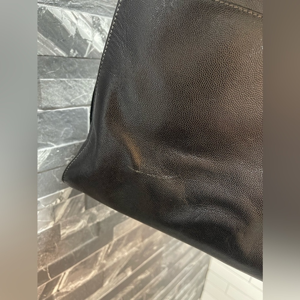 Chanel Black Caviar Leather Top Handle Executive Cerf Tote Bag - Picture 12 of 17